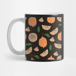 Minimal Colorful Fruit Pattern Mug
